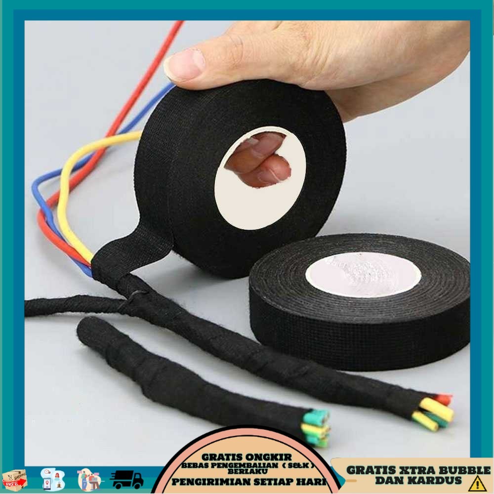 

TQK - TaffPACK Lakban Kain Adhesive Cloth Tape Heat Resistant 15M - TF11