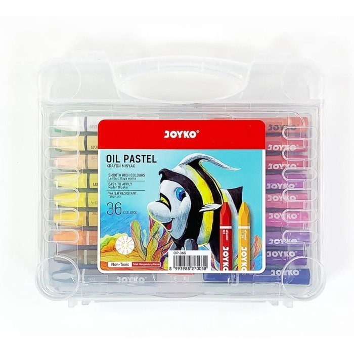 

JOYKO CRAYON OIL PASTEL OP-36S 36 COLOURS (CRAYON MINYAK)