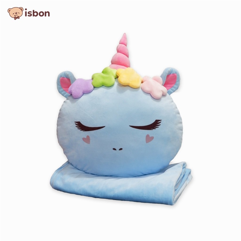 Balmut bantal selimut unicorn kuda poni untuk hadiah kado ulang tahun anak bayi yang aman anti alerg