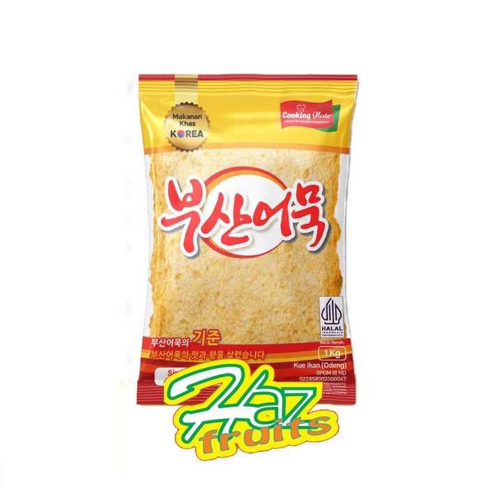 

Busan Eomuk Halal | Odeng Korea Fish Cake 1 Kg | Cemilan Korea