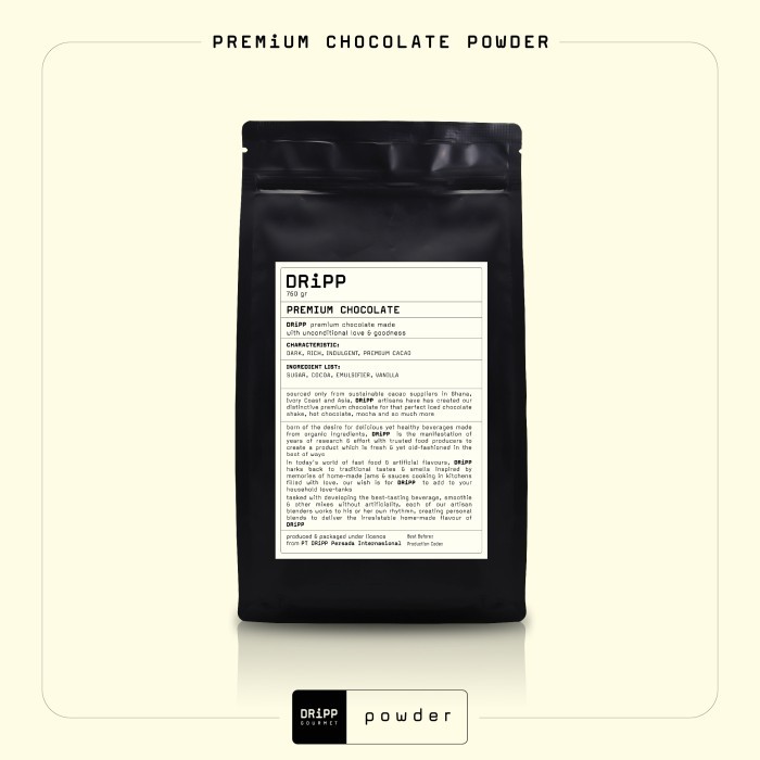 

DRiPP Premium Chocolate Powder ( Coklat Bubuk )