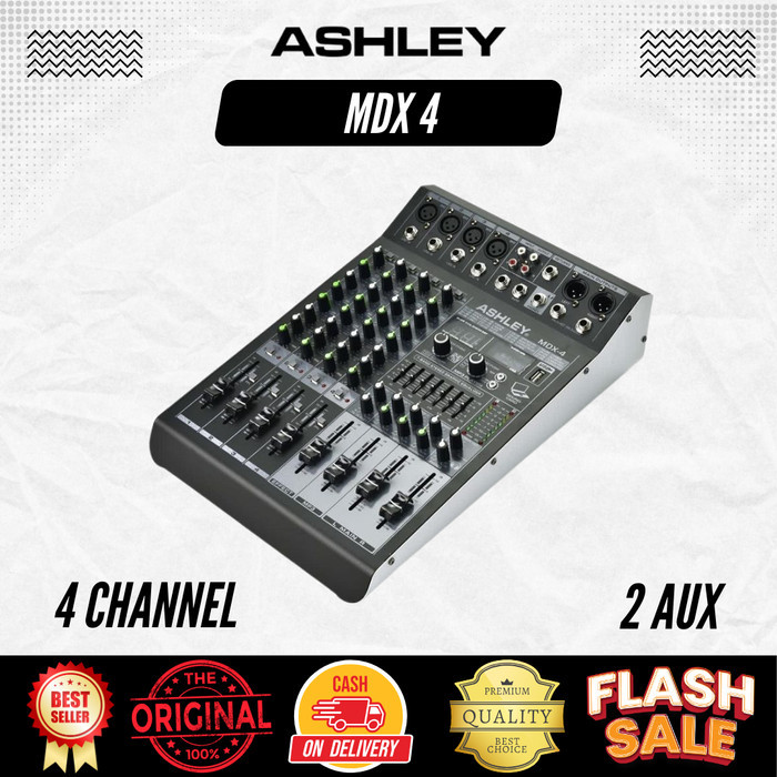 Mixer 4 Channel Ashley MDX 4