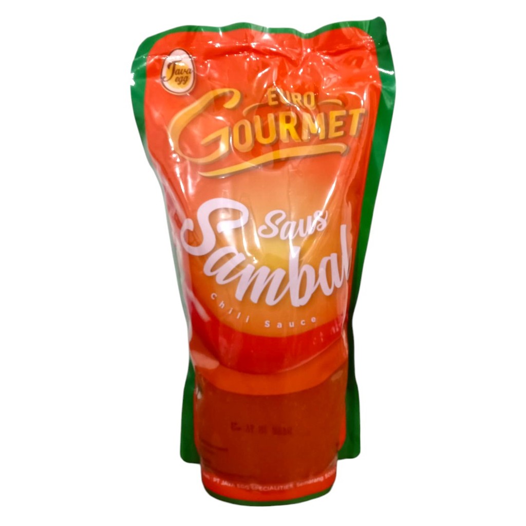 

Saus saos sambal chili sauce Euro Gourmet pouch 1kg 1 kg