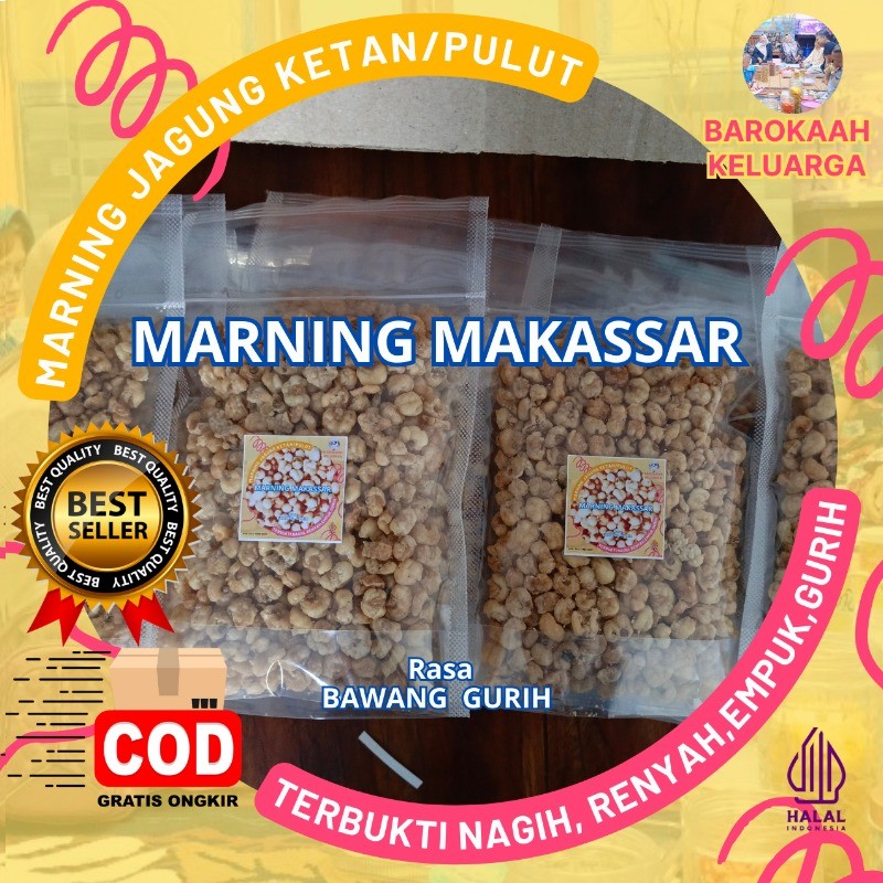 

Jajanan Marning makassar original PALING MURAH dan aseli dari jagung ketan/pulut