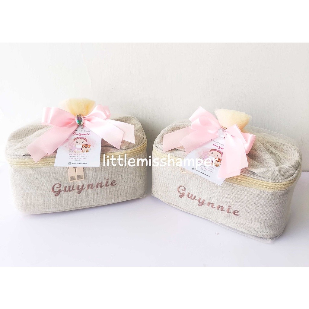 

optional CO BERSAMA BAG Tambahan packing tile pita dan card untuk tas littlemisshamper