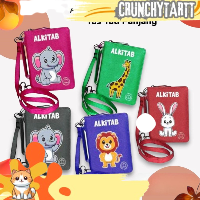 READYYY Alkitab Kristen Anak Tas Tali Panjang Sampul Gambar Binatang Lucu TB2 034 Zoo PRPT