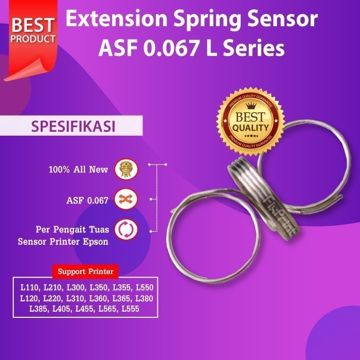 FixPrint Extension Spring 0.067 Per Tuas Sensor L110 L120 L121 L210 L220 L300 L310 L350 L355 L360 L3