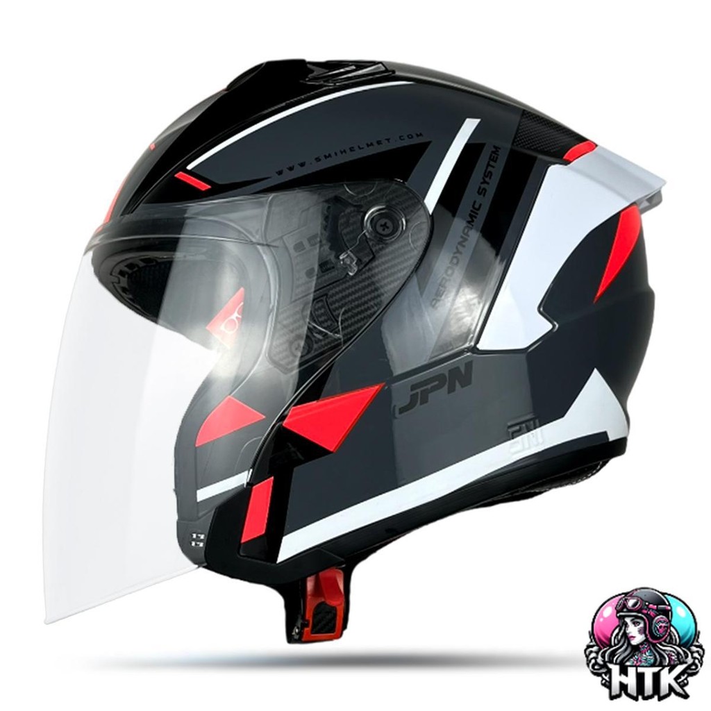 Helm Half Face JPN Kyo-X XLINE Motif Original Standart SNI