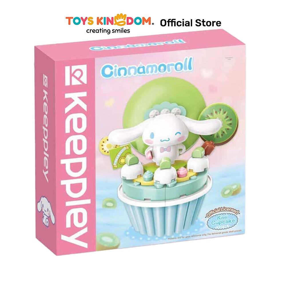 Toys Kingdom Keeppley Sanrio Cinnamoroll Kiwi Cupcake Kids Toy Toys Block Bricks Miniature Deco Char