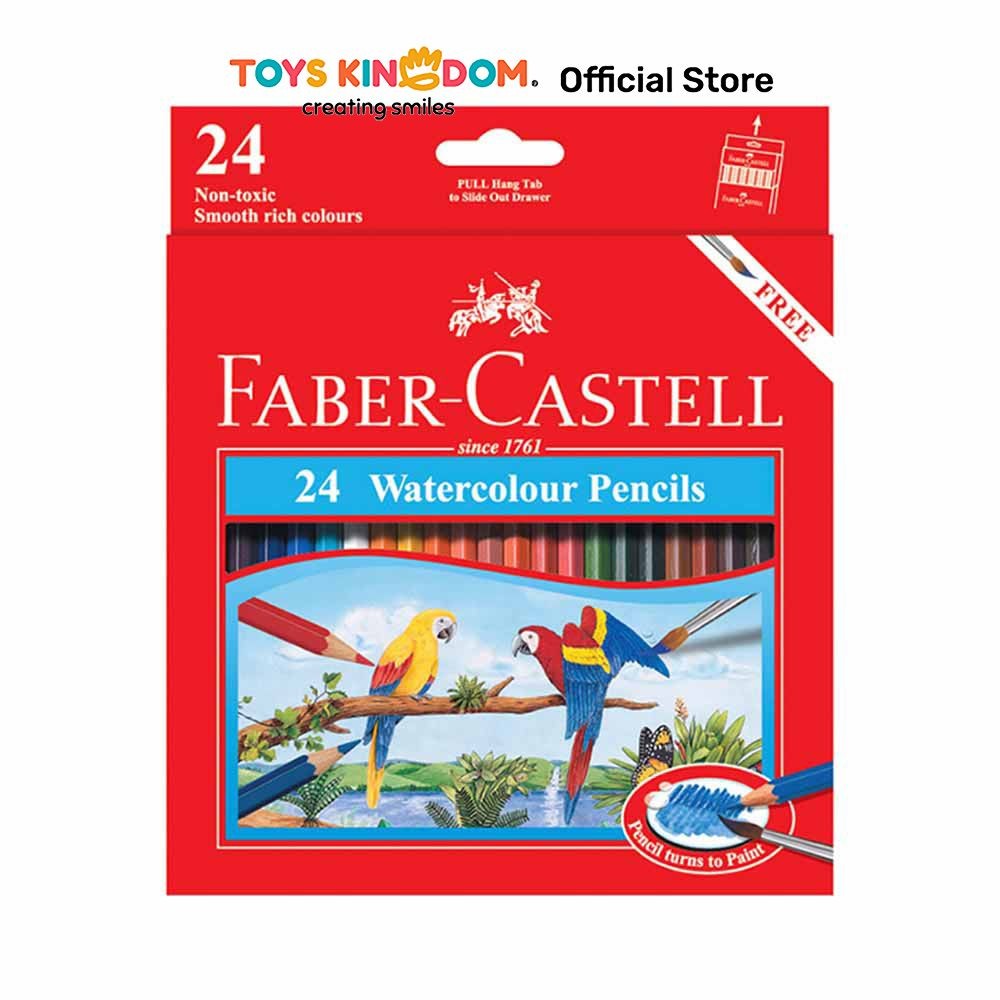 

Toys Kingdom Faber Castell Set 24 Pcs Pensil Warna Watercolour 114464 Color Pencil Alat Tulis Warna Warni Alat Mewarnai Perlengkapan Sekolah Anak Peralatan Menggambar