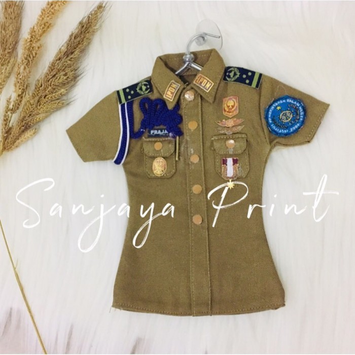 ✔Q.LnS✔ - SALE Miniatur Baju PDH IPDN