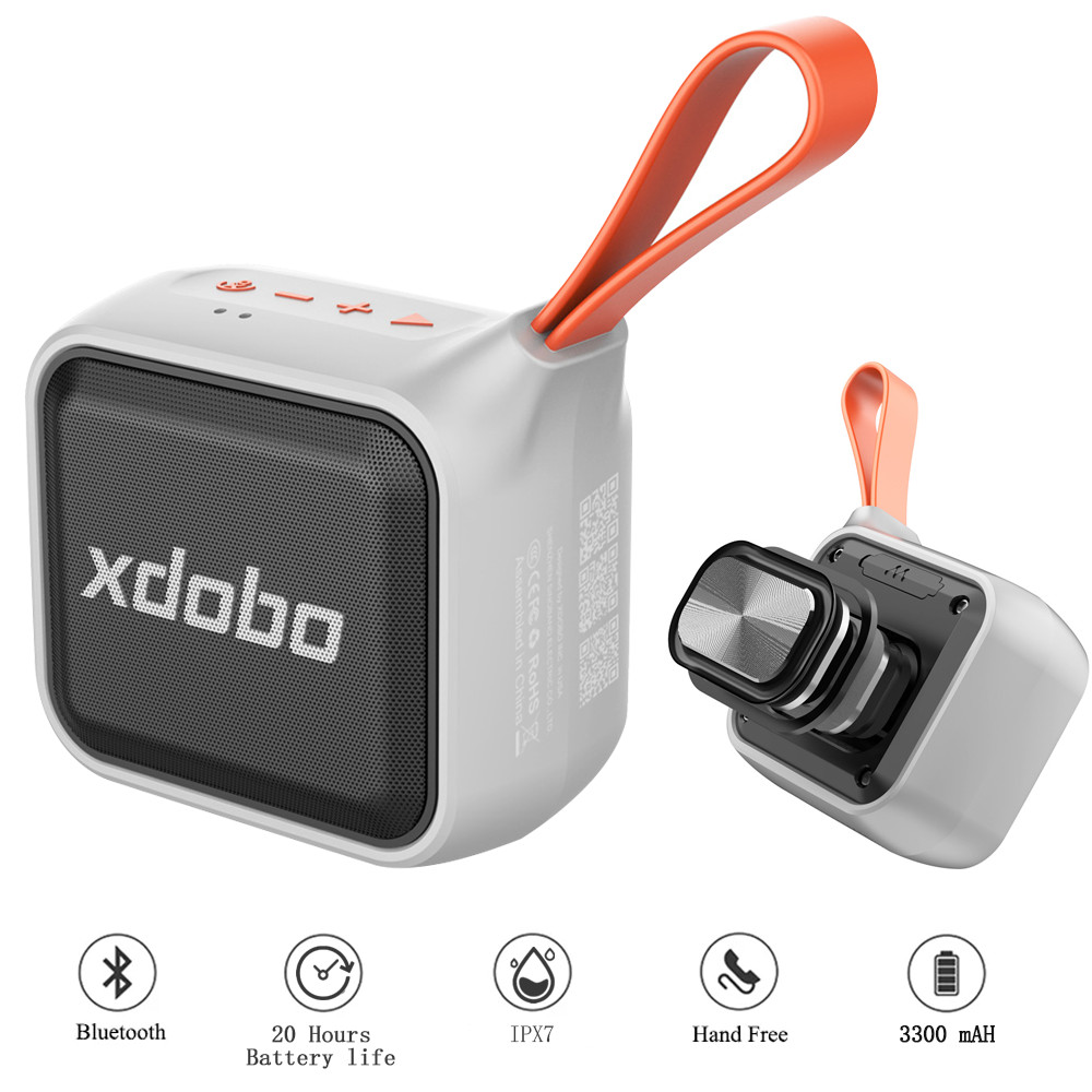 XDOBO Prince 1995 II BT Speaker Wireless Music IPX7 Waterproof 3300mAh Battery 20 Hours Playing Time
