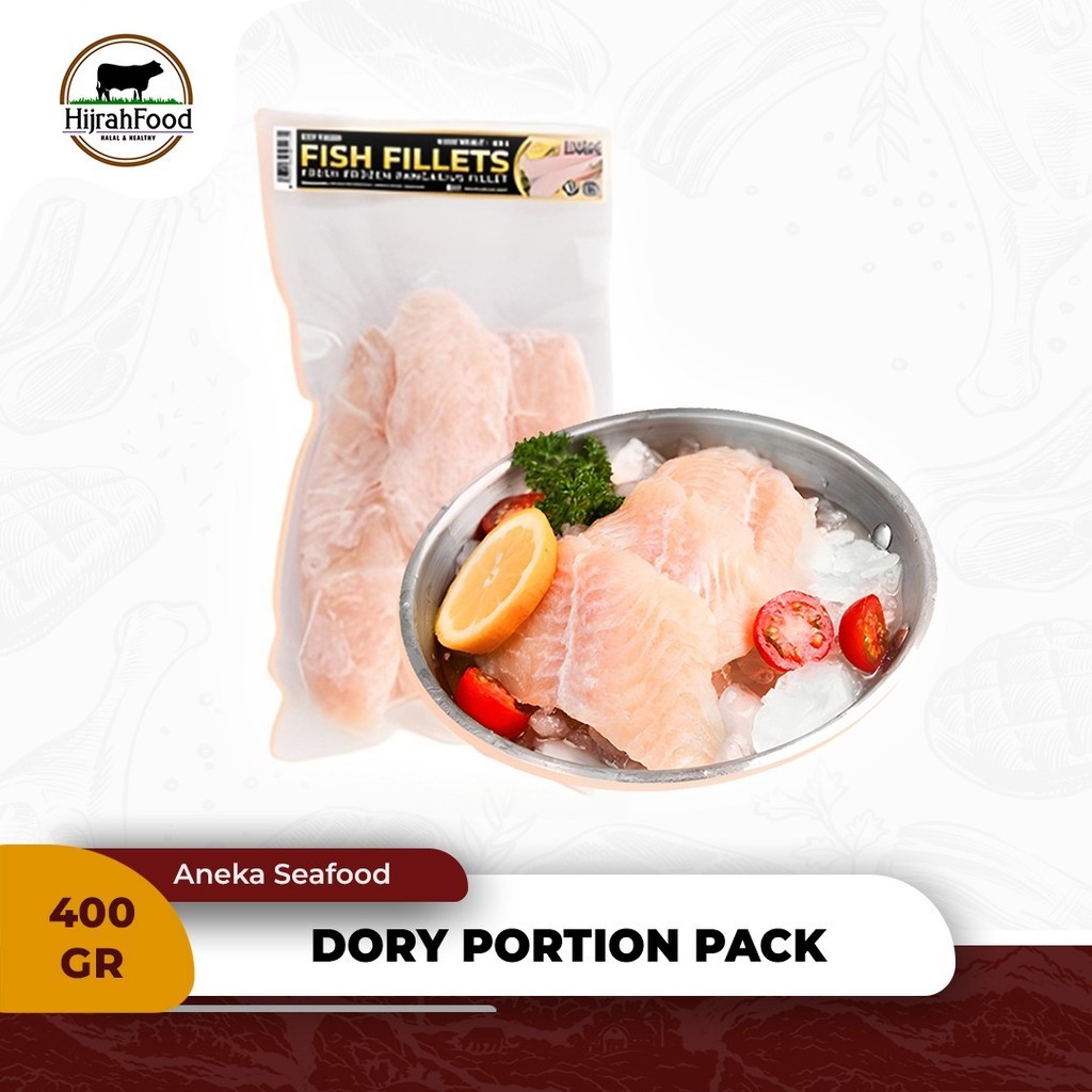 

Seafood Lovers Ikan Dory Fillet Portion Cut BL 400 gr Pangasius Fillet Fish