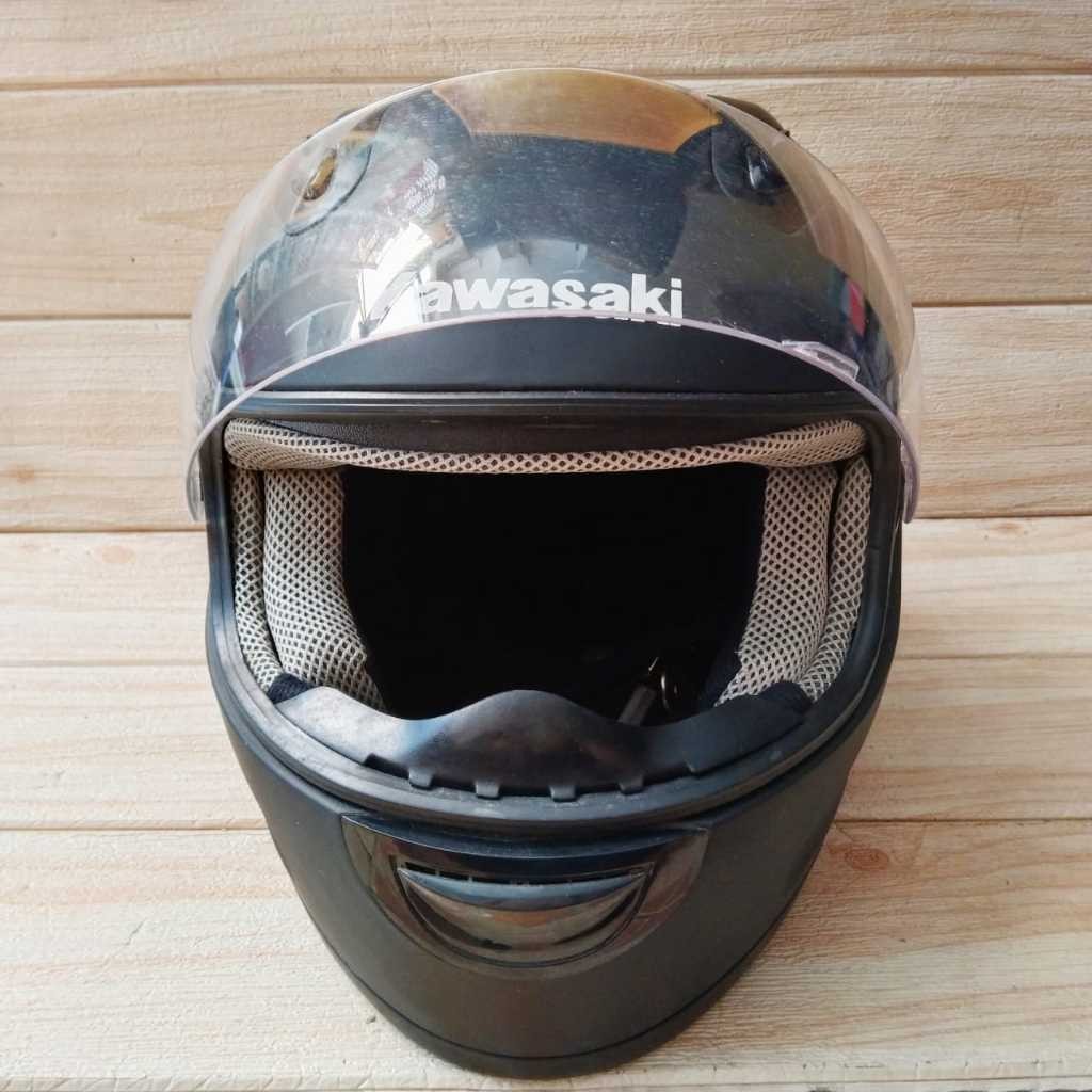 COD/FULL FACE HELM KAWASAKI NINJA SIZE L ASLI ORIGINAL 100% NEW OLD STOCK