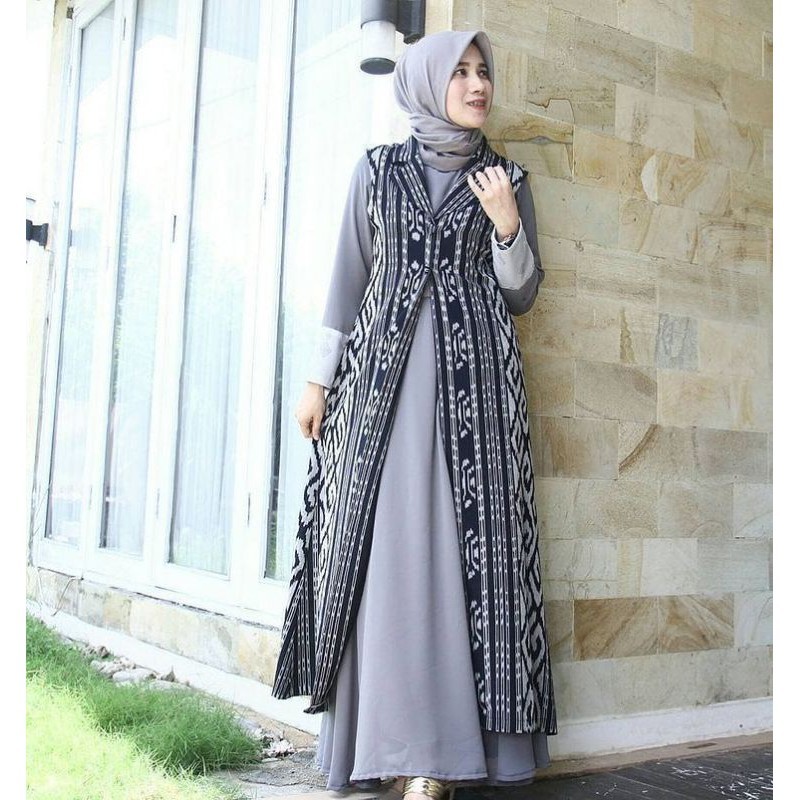 (Ready Stok) outer - outer tenun - outer etnik - outer wear - baju tenun - baju kondangan - baju pes
