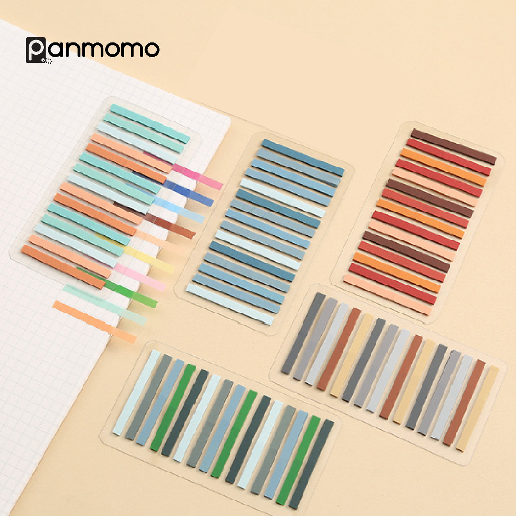 

Panmomo Bundle 3 Pcs Sticky Note Transparan Highlighter PET