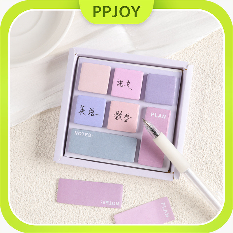 

Ready-1 BOX Sticky Notes Macaron Pallate Edition Memo Tempel Note Isi 210