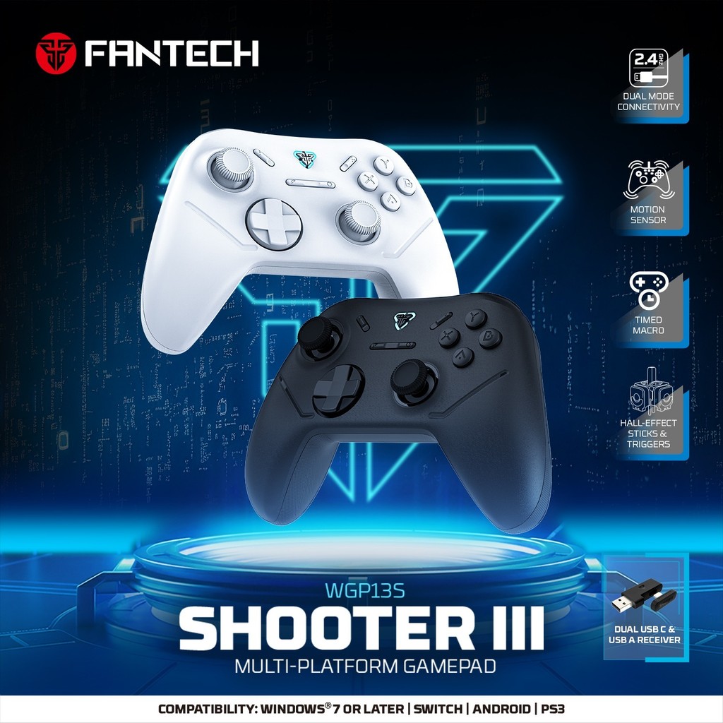 Gamepad Joystick FANTECH Multi Platform Shooter III WGP13S WGP-13 S / WGP13S / WGP13 S