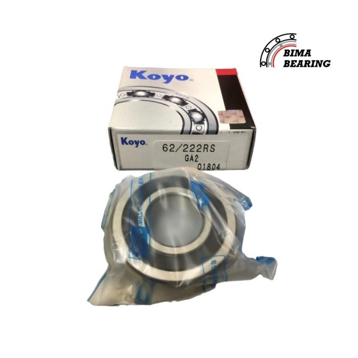 Bearing 62/22 2Rs Tutup Karet Koyo JAPAN Laher 62/222Rs 22X50X14 Ori