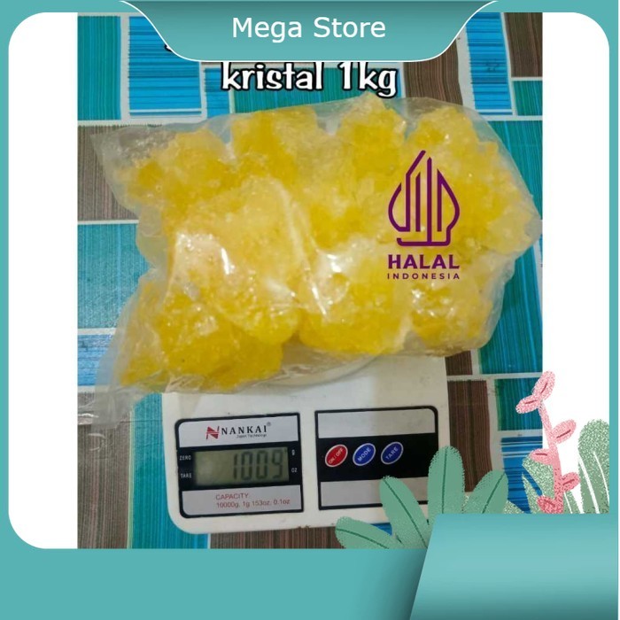 

gula batu kuning kristal angleng 1kg higienis 1 kg - kristal 1kg
