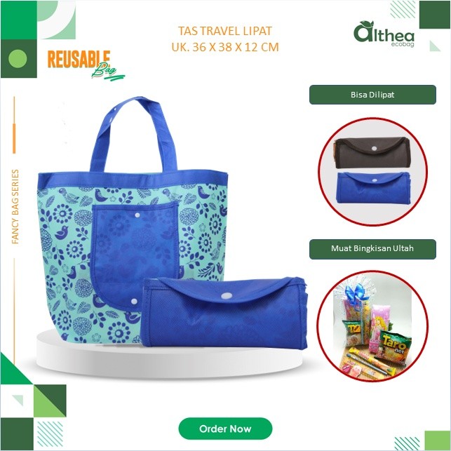 

Tote Bag Lipat | Goodie Bag dan Tas Makanan dan Piknik | Jahit Uk. 36x38x12