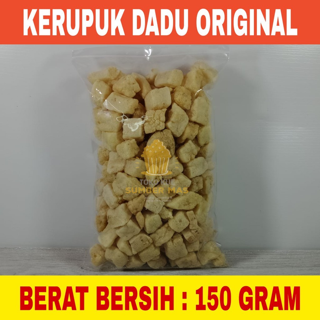 

KERUPUK KRUPUK RAMBAK DADU TERMURAH TERLARIS 150GRAM