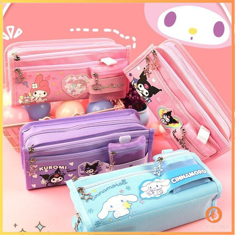 

【Penjual Lokal】Sanrio Kotak Pensil Tempat Stationery kreatif Anak
