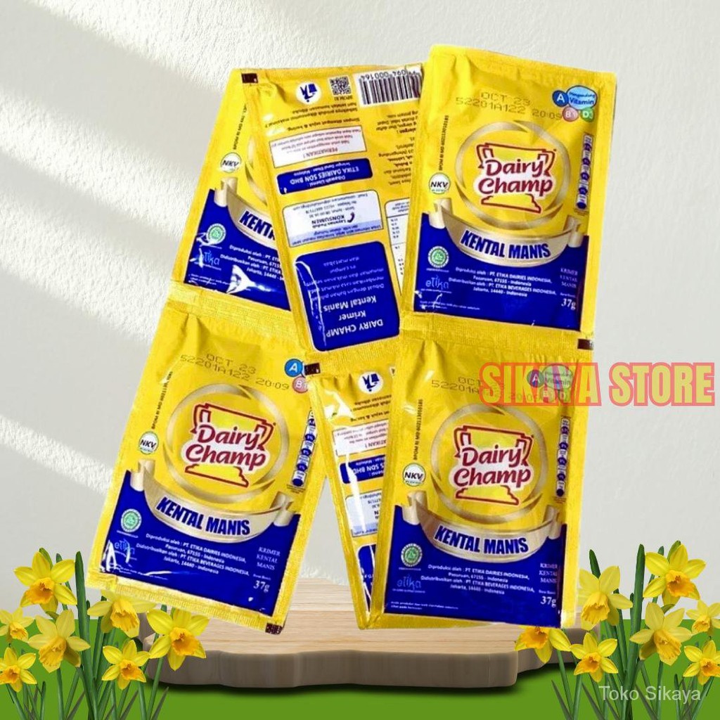 

Susu Kental Manis Dairy Champ Sachet isi 6 pcs