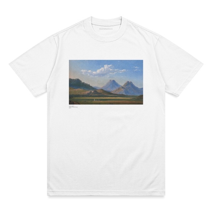 Kaos Raden Saleh – View of Dieng Plateau – 1872 T-shirt | Fine Arts Department