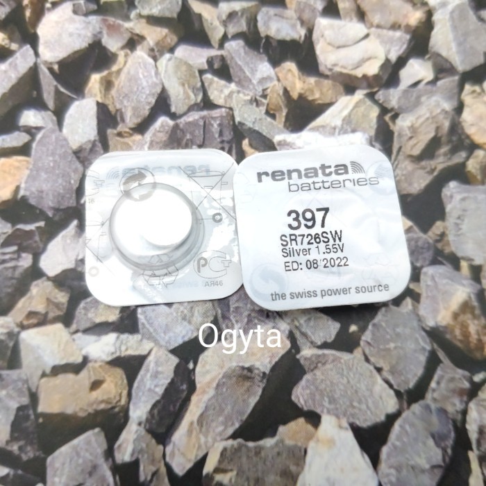Baterai Jam Tangan Pria G-Shock GA-2000 Renata 397 SR726SW  - Maxell