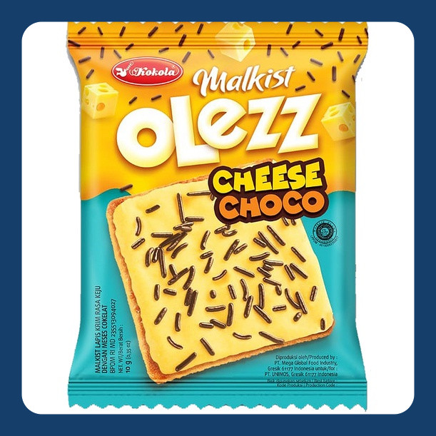 

Kokola Malkist Olezz Cheese Choco 10 Gr ( 1 Bal Isi 20 Pcs )