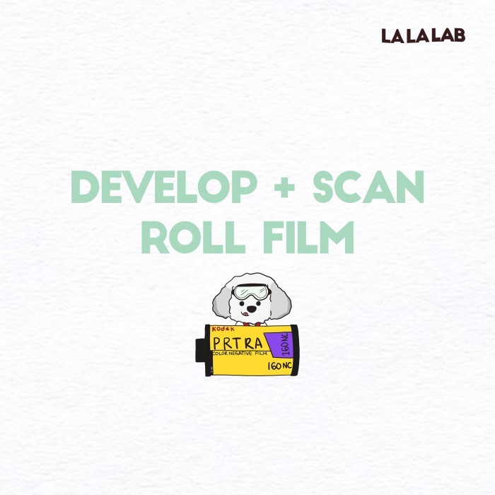Develop + Scan Cuci Scan Roll Film - C-41, Medium