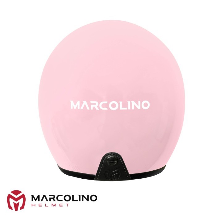 Terlaris -Helm Bogo Retro Marcolino Pink Pastel SNI Bubble Marcolino - Blue, S