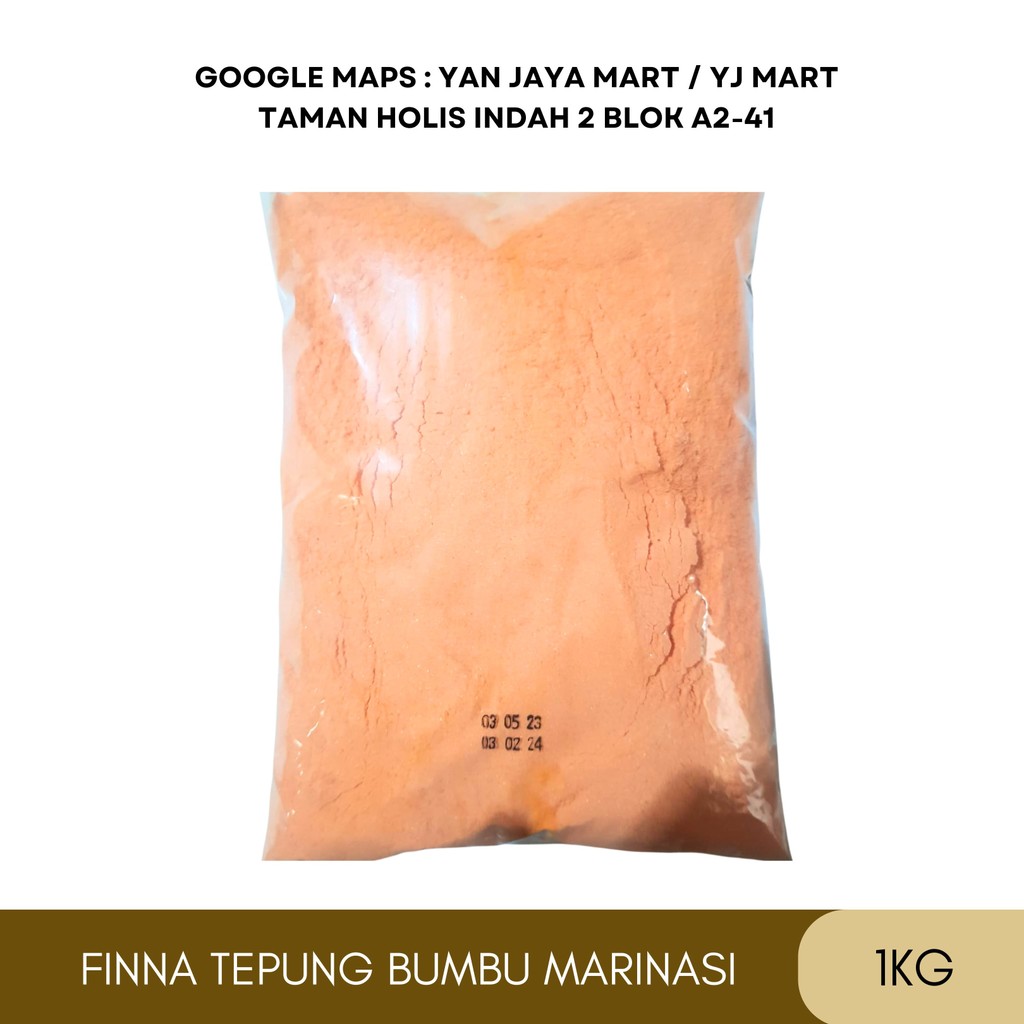 

Finna Tepung Bumbu Marinasi / Marinade / Tepung Breader Re-pack 250g