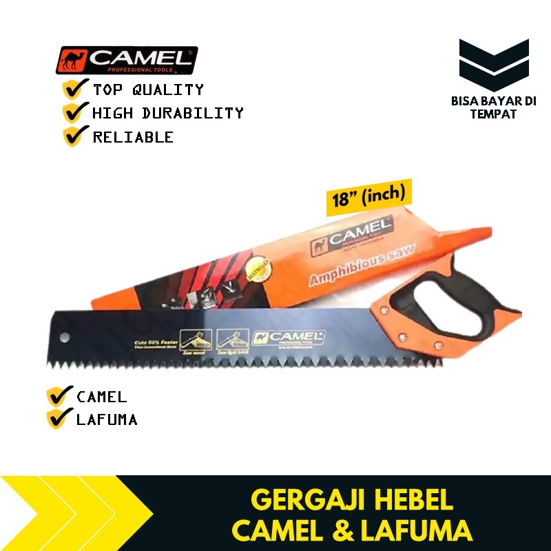 Gergaji Hebel Gergaji Bata Ringan Gergaji Herbel Pemotong Hebel Batako 18 Inch Gagang Fiber TBMS329