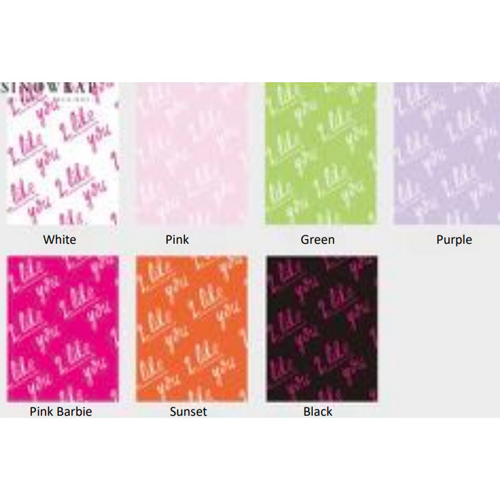 

(5Lbr) Kertas Bunga Buket Motif Tulisan / Like You Doff Color Cellophane / Wrapping Paper Kado
