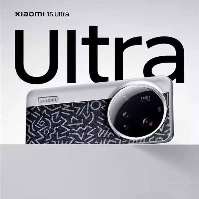 Case Graffiti Leather for Xiaomi 15 Ultra Premium Cover Casing - BLACK GRAFFITI