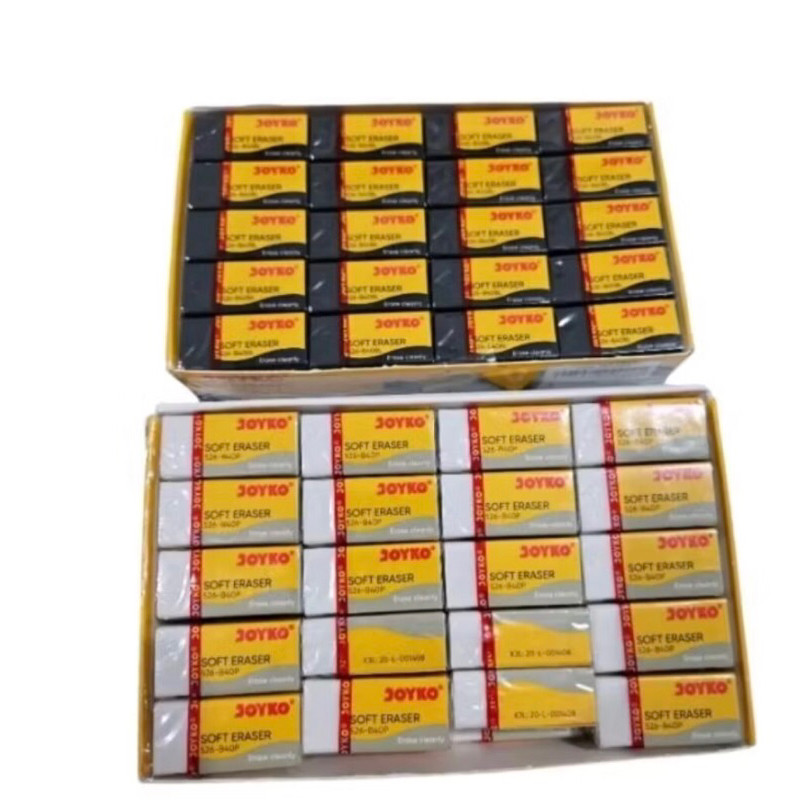 

PAKET HEMAT Joyko penghapus 40 hitam & putih // Penghapus pensil // Penghapus murah