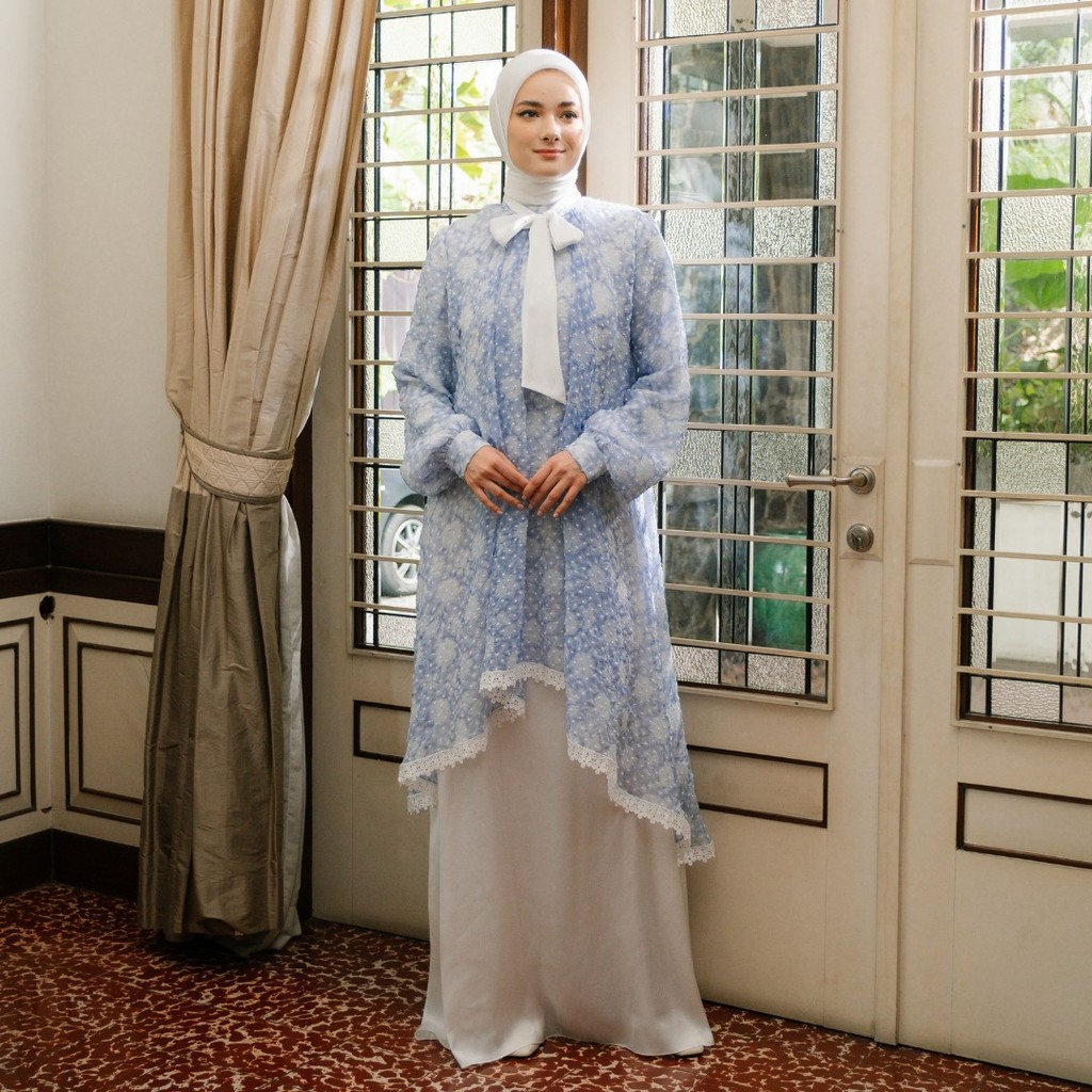 Shafira - Laurent Dress - Gamis Muslim Wanita - Dress Chiffon Sateen