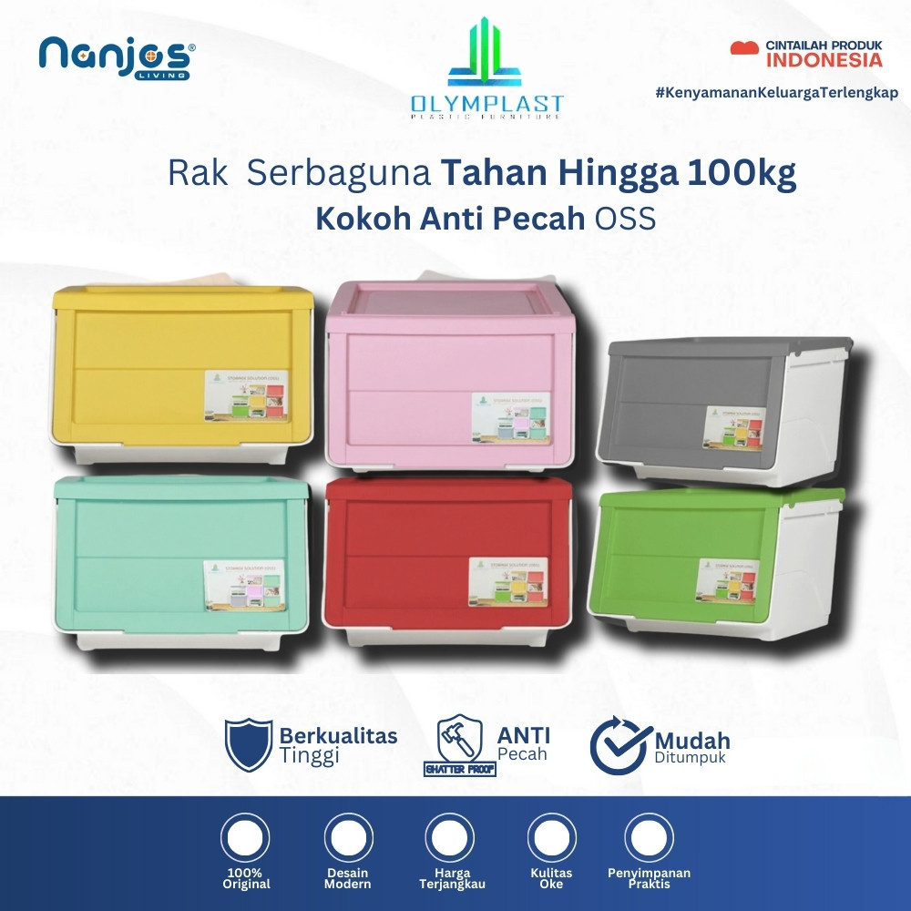 GANDISUARTINILARISSHOP[FREE ONGKIR & BISA ] Olymplast - Rak / Box / Kotak Plastik Serbagunan Kontain
