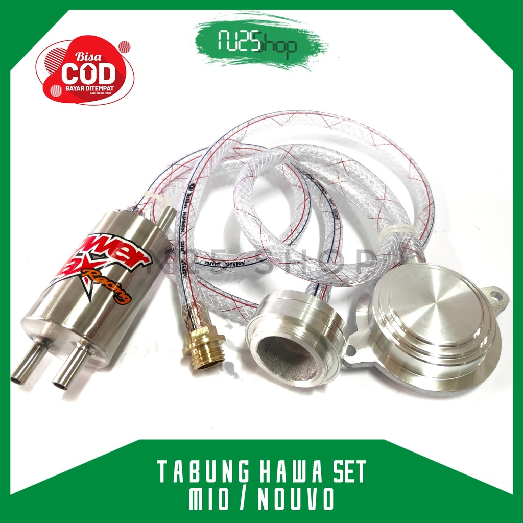 

Paket Tabung Hawa Mio Sporty Nouvo Pendingin Oli PowerMax Racing Set Tutup Pagoda Klep Keteng Timing Sentrik Oli Plus Selang Murah kh