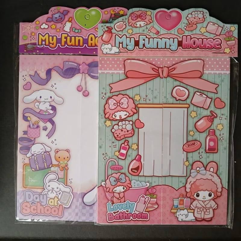 

funny house & activity stiker 1pcs 15cm(stiker rumah)