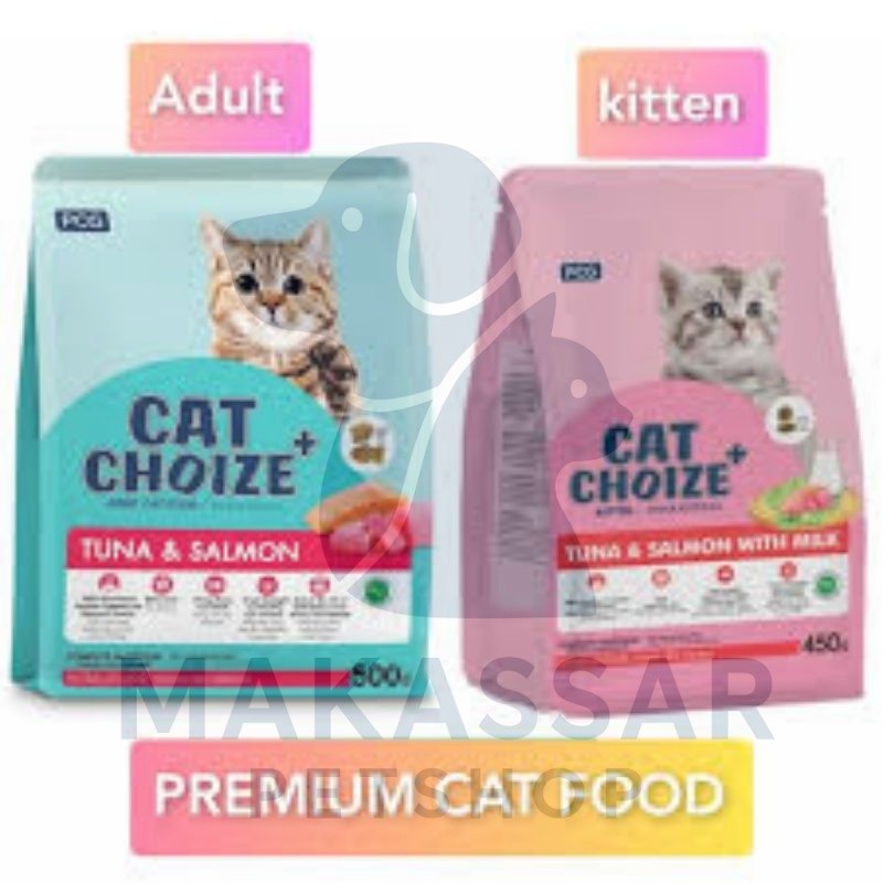 CAT CHOIZE+ Makanan Kucing Premium / Cat food Cat Choize Plus Adult & Kitten