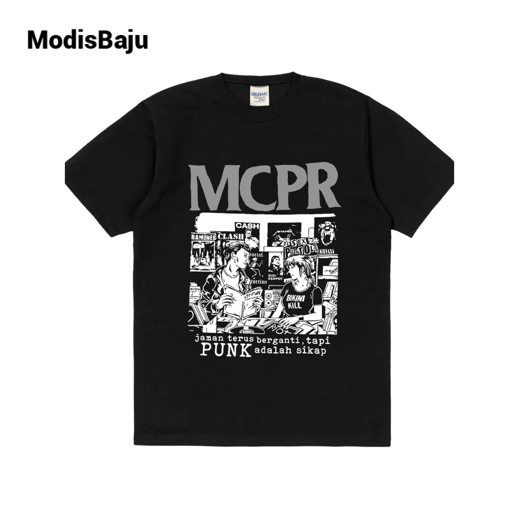 ModisBaju T-shirt Band MCPR Punk Is Attitude