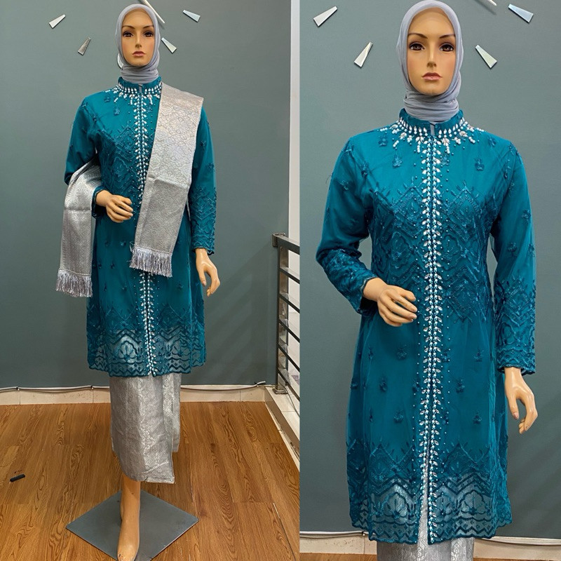 Kebaya Tunik Busui Shakila ukuran M - 5L / Kebaya Tunik Wisuda / Kebaya Tunik Modern / Kebaya Pesta 