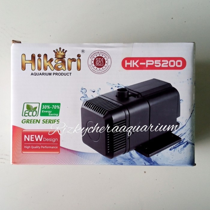 pompa celup aquarium kolam ikan Hikari HK-P5200 40W Fmax3500LHmax 3.2m