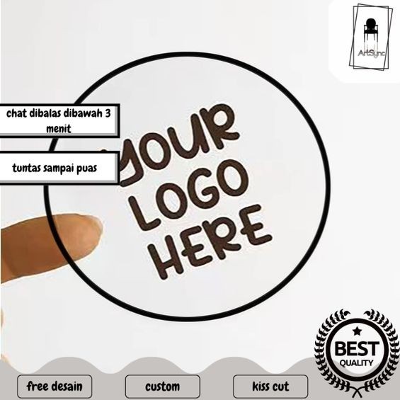 

Syncart Print & Cut Sticker Transparent A3+ Cetak Kiss Cut Stiker Label Bening Transparan Bandung