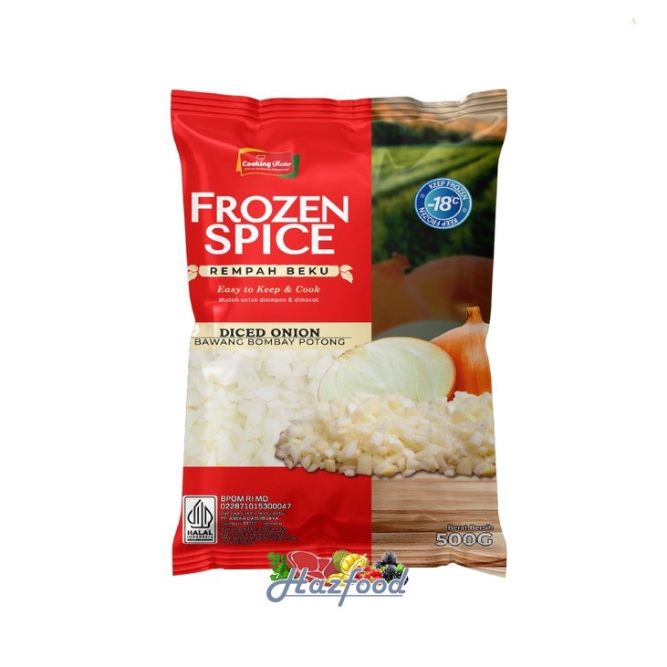 

Cooking Master Onion Dice Frozen / Bawang Bombay Potong 500 gram