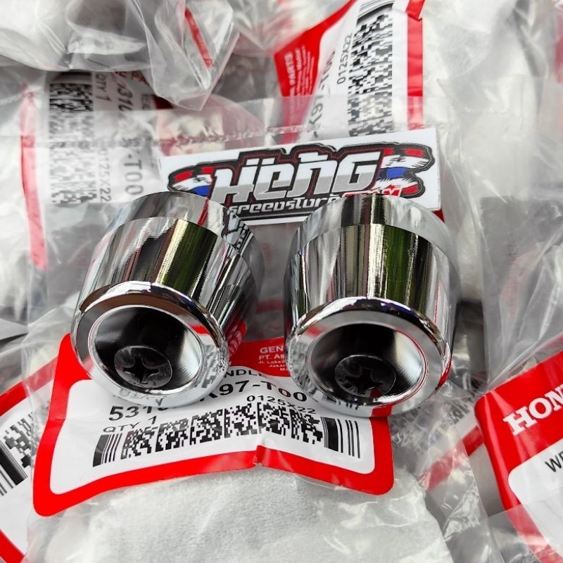 PUJEGANSHOP Jalu Stang Pcx Original Honda Sepasang 2 pcs, Jalustang chrome Pcx Thailand, Bandul stan