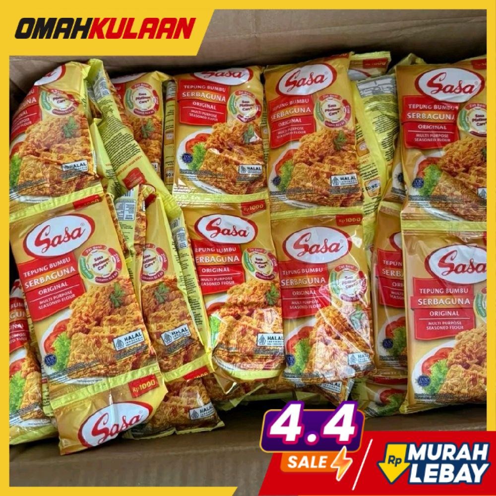 

( 10 PCS ) SASA TEPUNG BUMBU MASAK SERBAGUNA KEMASAN RENTENG 32 gr